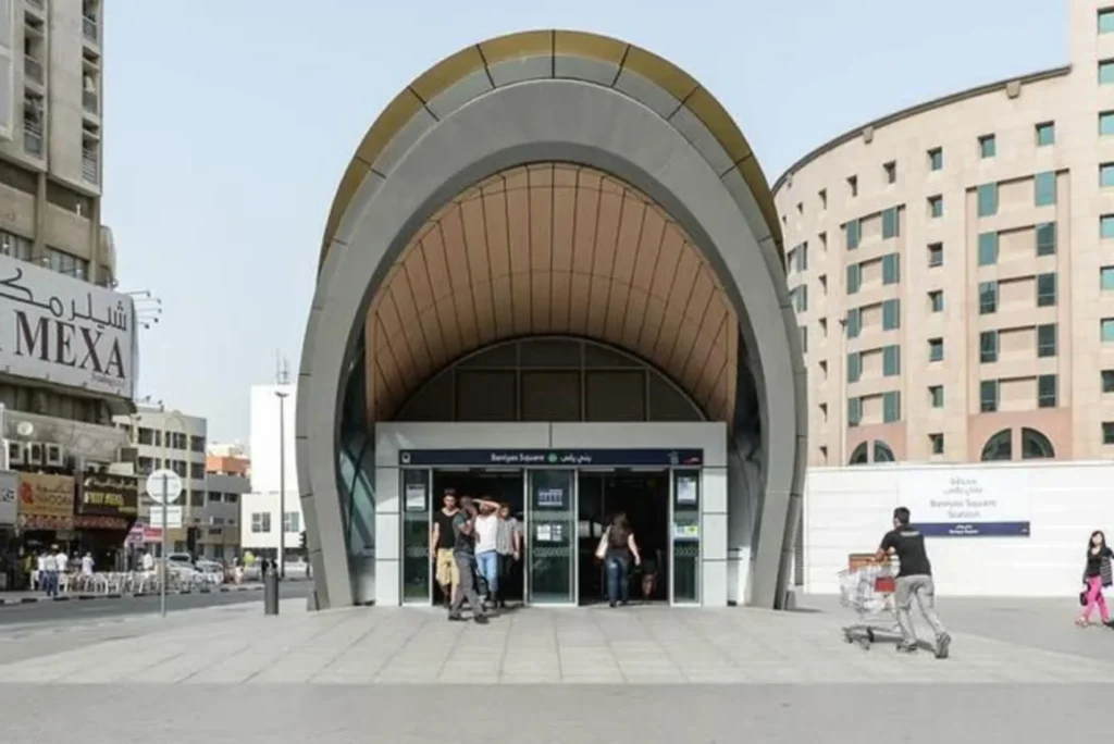 Metro Station Near Bur Dubai