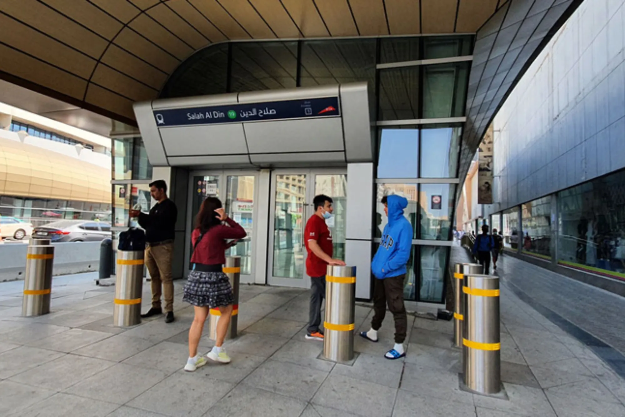 Salah Al Din Metro Station Dubai