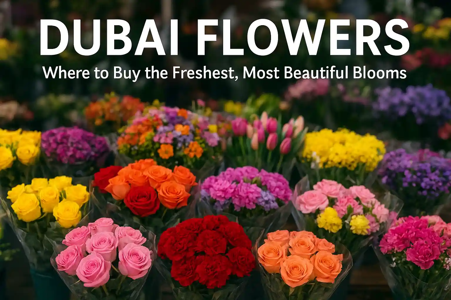 Dubai Flowers: Where to Buy the Freshest, Most Beautiful Blooms