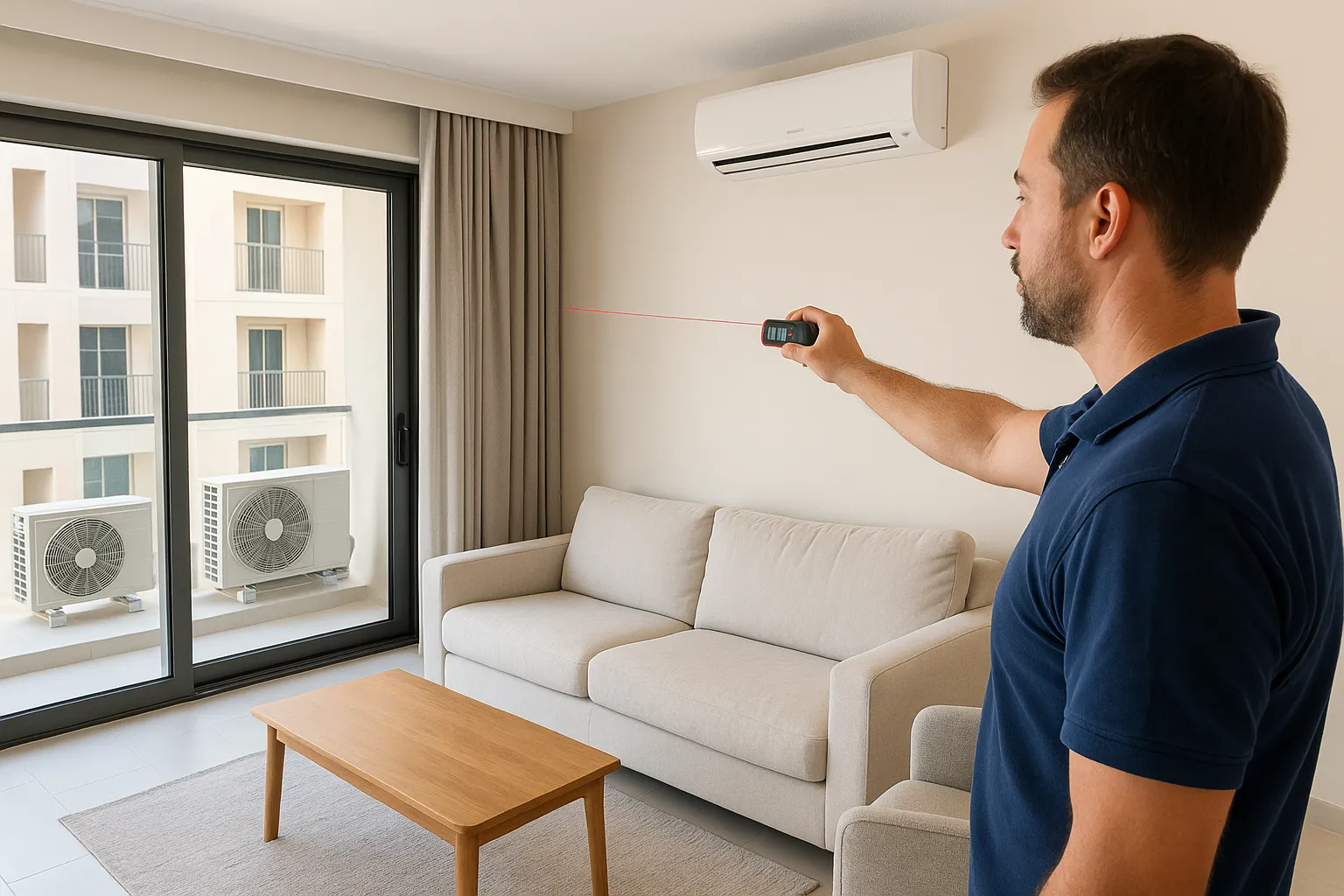 What size O General AC do I need in UAE