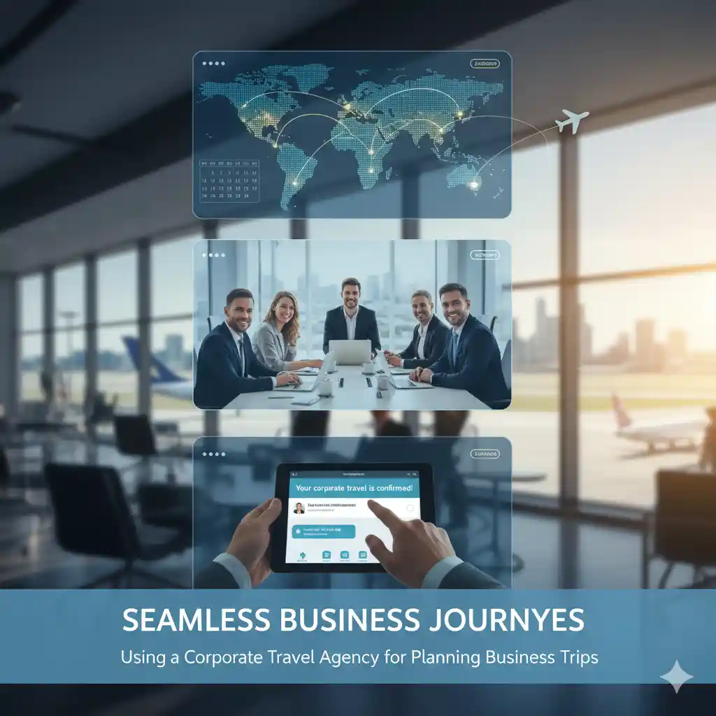 Using a corporate travel agency for planning business trips