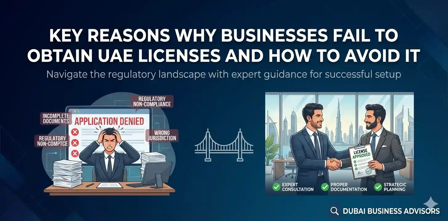 Key Reasons Why Businesses Fail to Obtain UAE Licenses and How to Avoid It