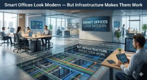 Smart Offices Look Modern — But Infrastructure Makes Them Work