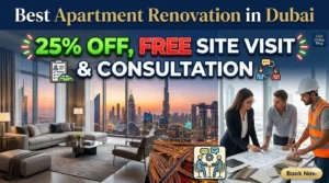 Best Apartment Renovation in Dubai | 25% Off, Free Site Visit & Consultation