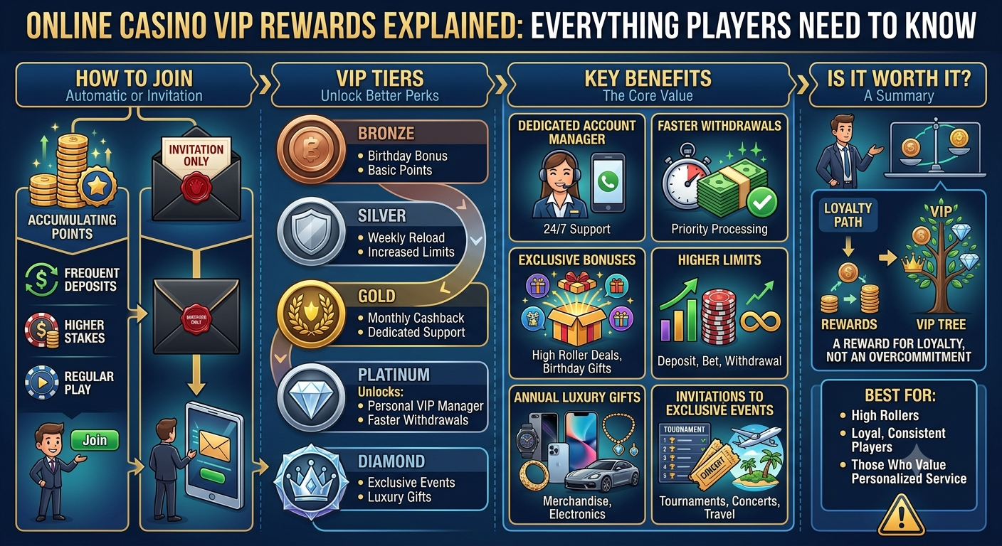 Online Casino VIP Rewards Explained